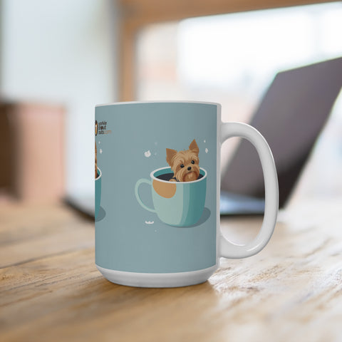 Yorkshire Terrier Yorkie Dog Mug, Coffee Mug, and Tea Cup - Teacup Series