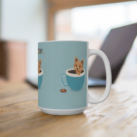 Yorkshire Terrier Yorkie Dog Mug, Coffee Mug, and Tea Cup - Teacup Series I of IV