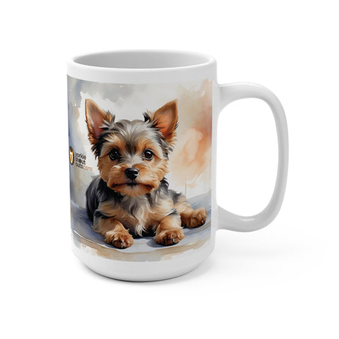 Yorkshire Terrier Yorkie Dog Watercolor Coffee Mug and Tea Cup